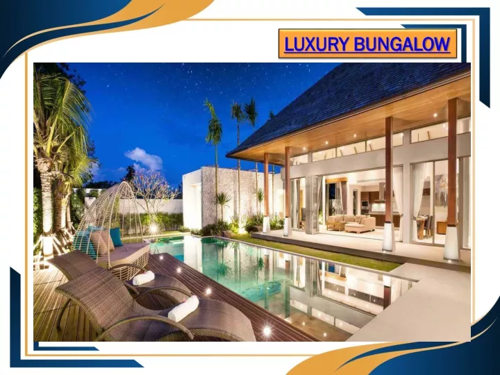 luxury bungalow