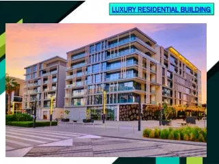 Luxury Residential Building| Luxurious Apartment Complex|Chennai