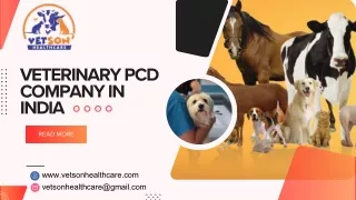 Best Veterinary PCD Company In India - Vetsonhealthcare