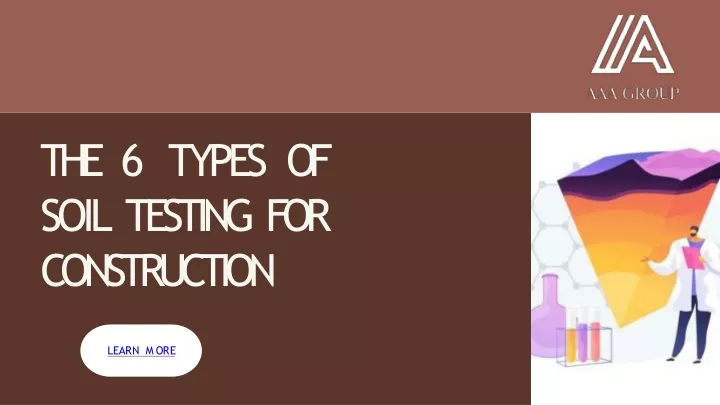 the 6 types of soil testing for construction