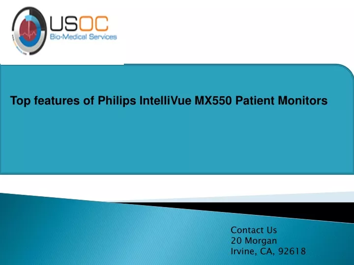 top features of philips intellivue mx550 patient