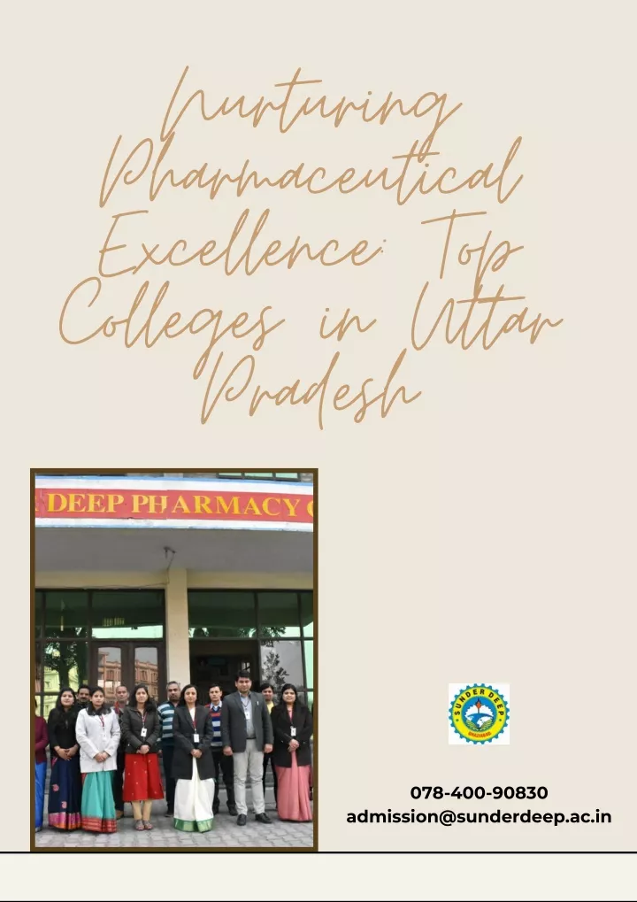 nurturing pharmaceutical excellence top colleges