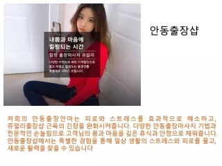안동출장샵