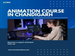 Animation course in Chandigarh