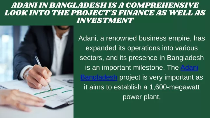 adani in bangladesh is a comprehensive look into