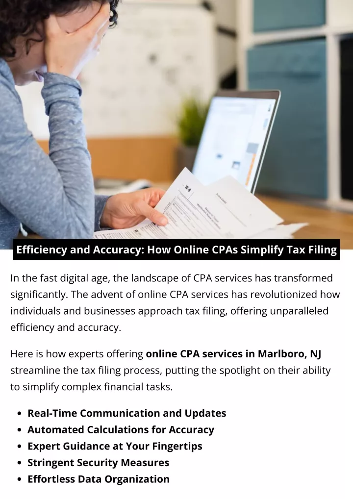 efficiency and accuracy how online cpas simplify