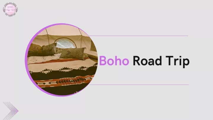 boho road trip
