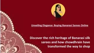 Exploring the Elegance of Banarasi Silk Sarees Online