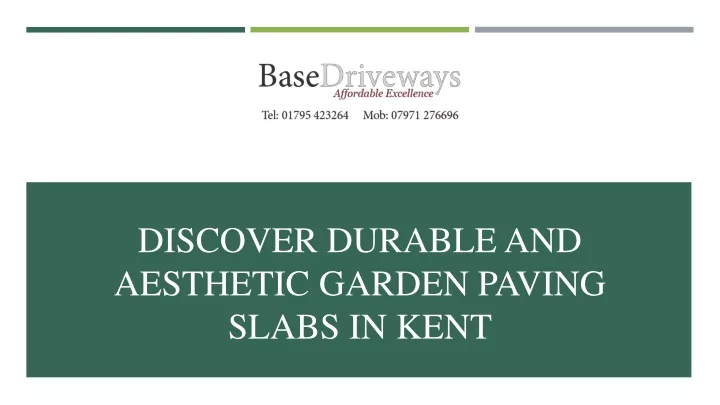 discover durable and aesthetic garden paving