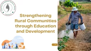 Creating a Better Future wit Rural Community Development Program