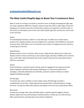 The Most Useful Shopify Apps to Boost Your E-commerce Store (2)