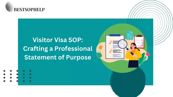 visitor visa sop crafting a professional