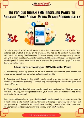 Go for Our Indian SMM Reseller Panel to Enhance Your Social Media Reach Economically