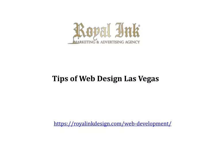 tips of web design las vegas