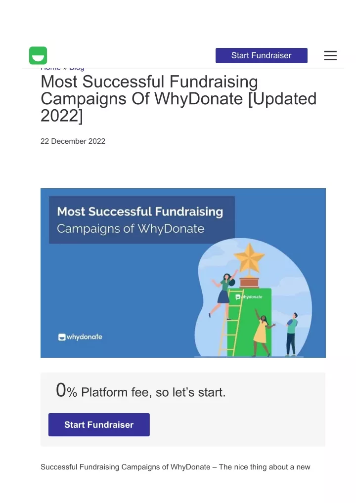 home blog most successful fundraising campaigns
