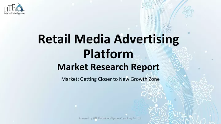 retail media advertising platform market research report