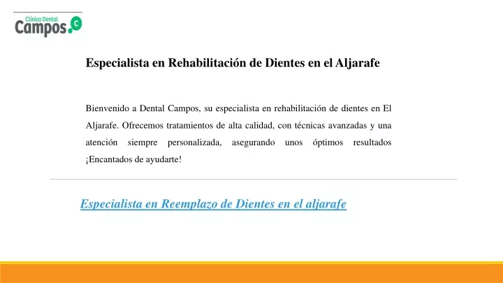 especialista en rehabilitaci n de dientes