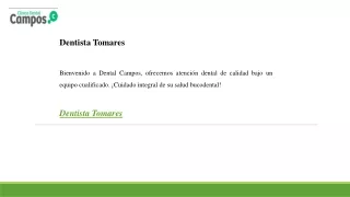 Dentista Tomares