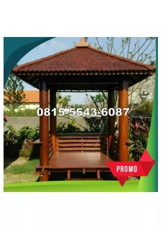 0823-3777-8295 Biaya Pembuatan Gazebo Minimalis