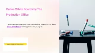 Online White Boards by The Production Office