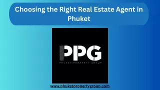 Choosing the Right Real Estate Agent in Phuket