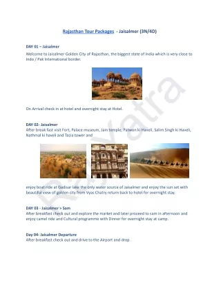 Jaisalmer Itinerary(3 Nights 4 Days).docx