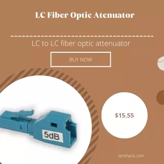 lc fiber optic atenuator