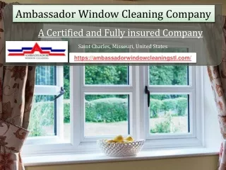Enhance Your View with the Premier Window Cleaning Company in St. Louis