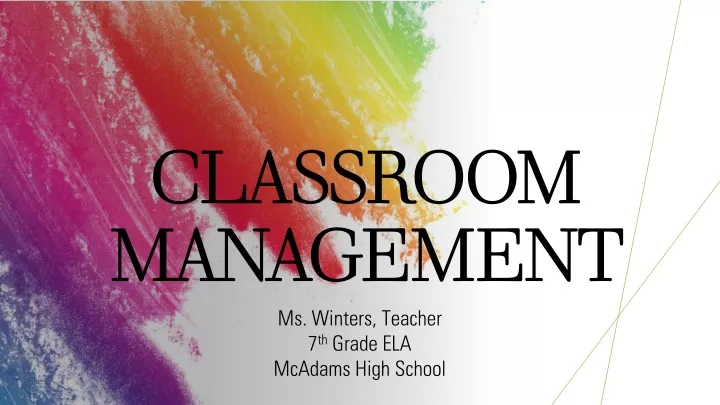 classroom management