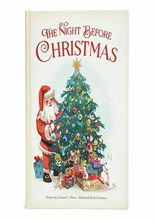 Download Book [PDF] The Night Before Christmas Keepsake Holiday Storybook