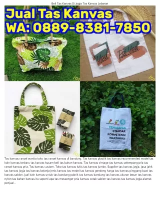 O889_8З8l_785O (WA) Tas Kanvas Kuliah Tas Kanvas Cowok