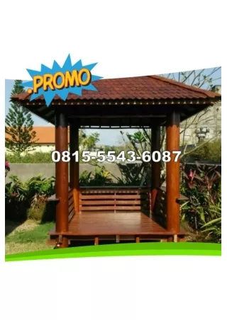 0823-3777-8295 Harga Gazebo Jati Lawasan