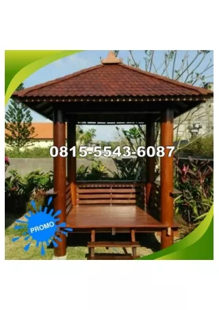 0823-3777-8295 Harga Gazebo Jati Ukir