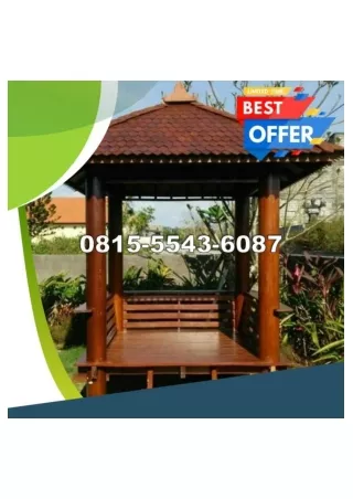 0823-3777-8295 Harga Gazebo Kayu Di Yogyakarta