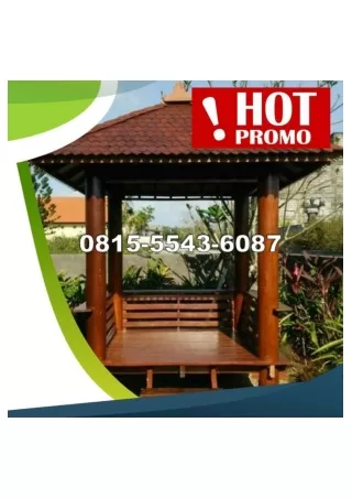 0823-3777-8295 Harga Gazebo Kayu Glugu Jogja