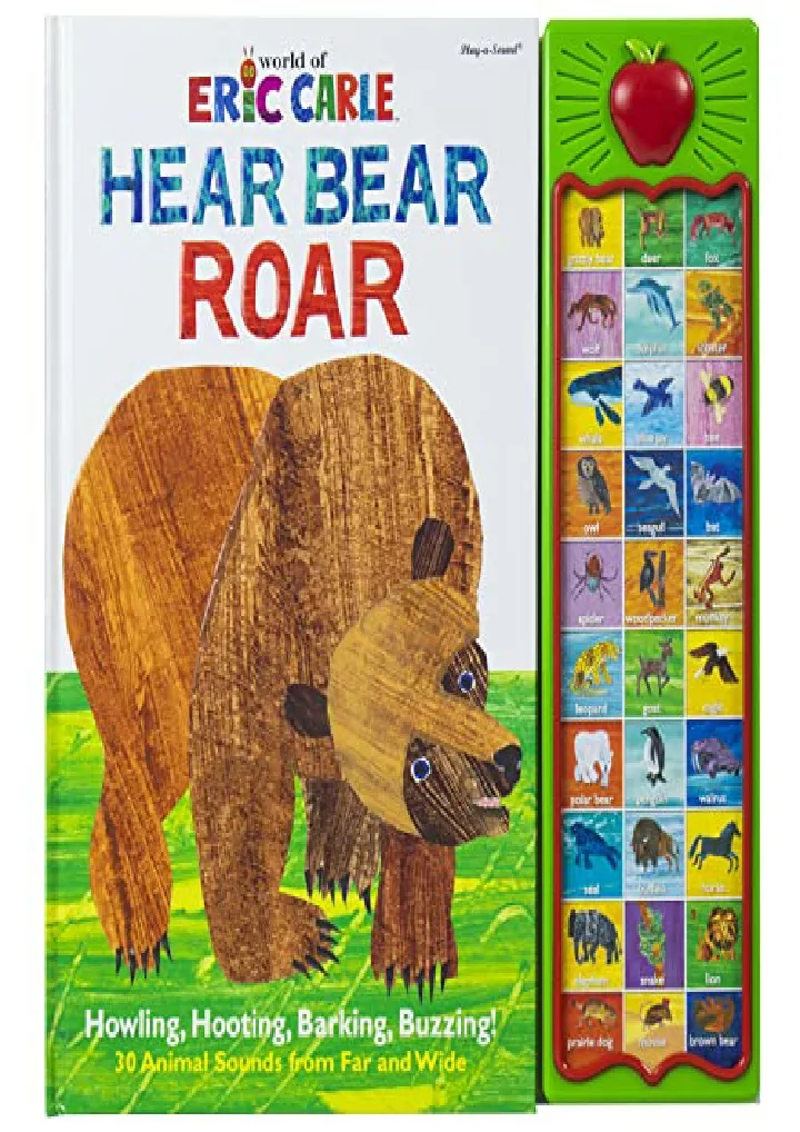 PPT - READ [PDF] World of Eric Carle, Hear Bear Roar 30-Button Animal ...