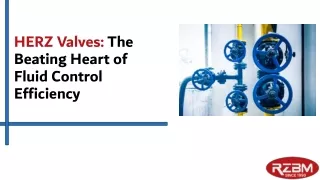 HERZ Valves: The Beating Heart of Fluid Control Efficiency_