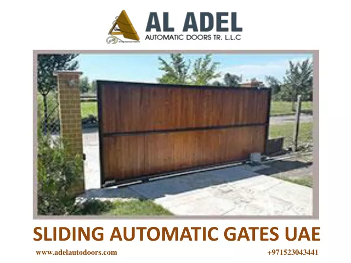 sliding automatic gates uae www adelautodoors