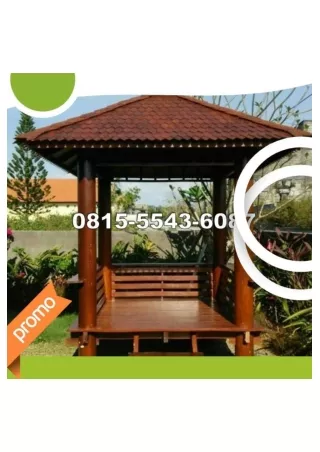 0823-3777-8295 Harga Gazebo Kayu Kelapa Di Bandung