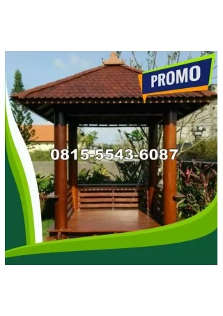 0823-3777-8295 Harga Gazebo Kayu Sederhana