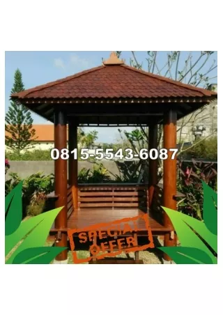 0823-3777-8295 Harga Gazebo Minimalis Modern