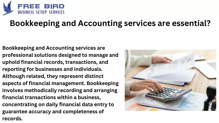bookkeeping and accounting services are essential