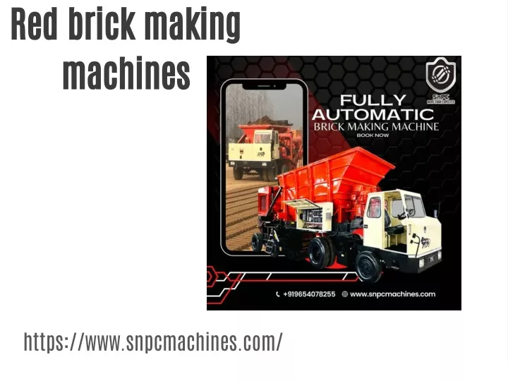 red brick making machines
