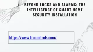 Smart Home Security - Trucontrols