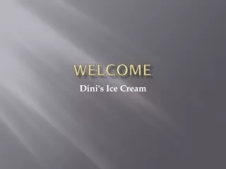 welcome