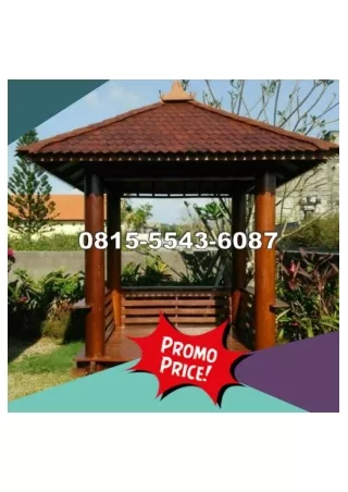 0823-3777-8295 Harga Pembuatan Gazebo Kayu