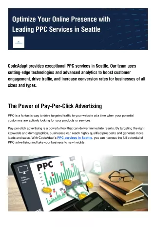 Optimize Your Online Presence with Leading PPC Services in Seattle