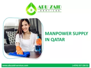 MANPOWER SUPPLY IN QATAR pptx