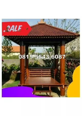 0823-3777-8295 Jual Gazebo Jati