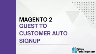 M2 Guest to Customer Auto Signup Extension